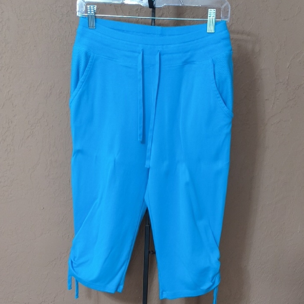 Jones New York Sport Blue Active Capris Size SP